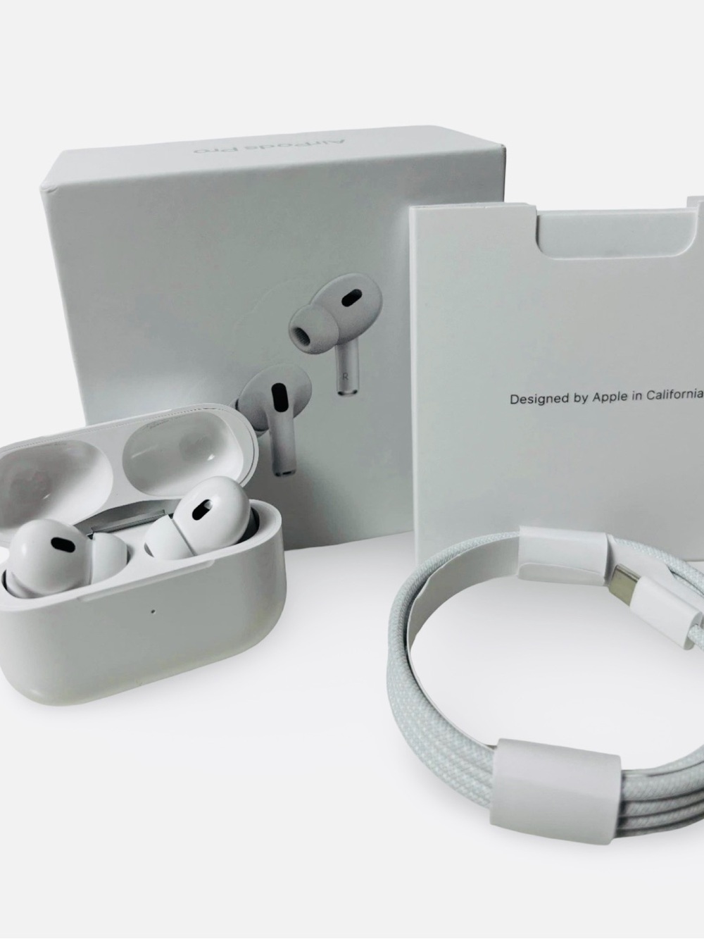 Apple AirPods Pro (White) - 3rd Generation Magsafe charging case (OPEN BOX)